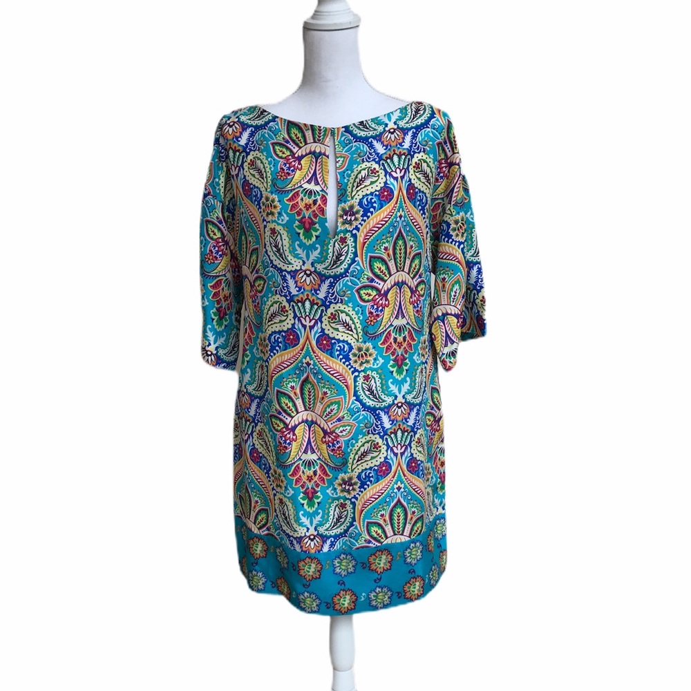 COPY - Zara Woman 100 percent silk thin paisley spring